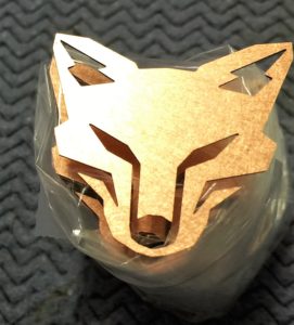 Copper KitsuneHiFi emblem 1.25